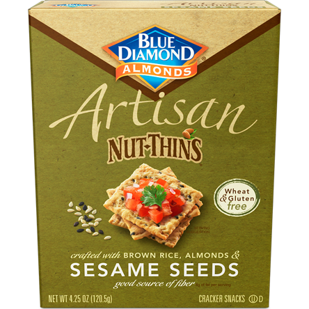 BLUE DIAMOND - NUT THINS ARTISAN - (Sesame Seeds) - 4.25oz