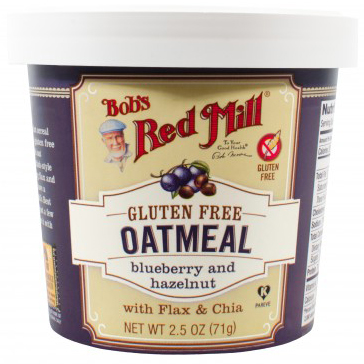 BOB'S - RED MILL GLUTEN FREE OATMEAL - (Blueberry and Hazelnut) - 2.5oz