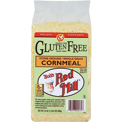 BOB'S RED MILL - STONE GROUND WHOLE GRAIN CORNMEAL - 24oz