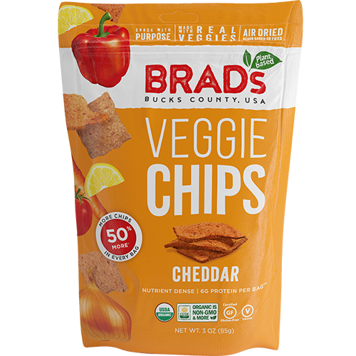 BRADS - VEGGIE CHIPS - (Cheddar) - 3oz