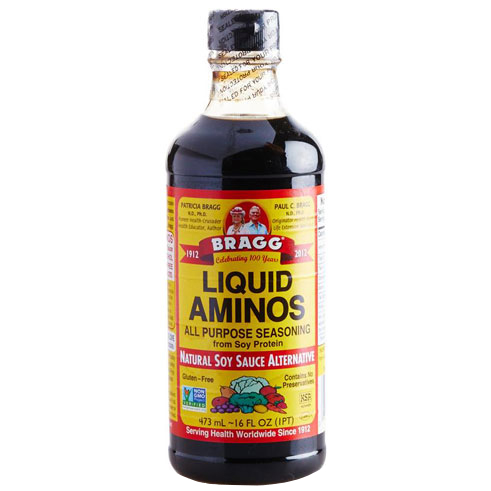 BRAGG - LIQUID AMINOS - GLUTEN FREE - NON GMO - 16oz