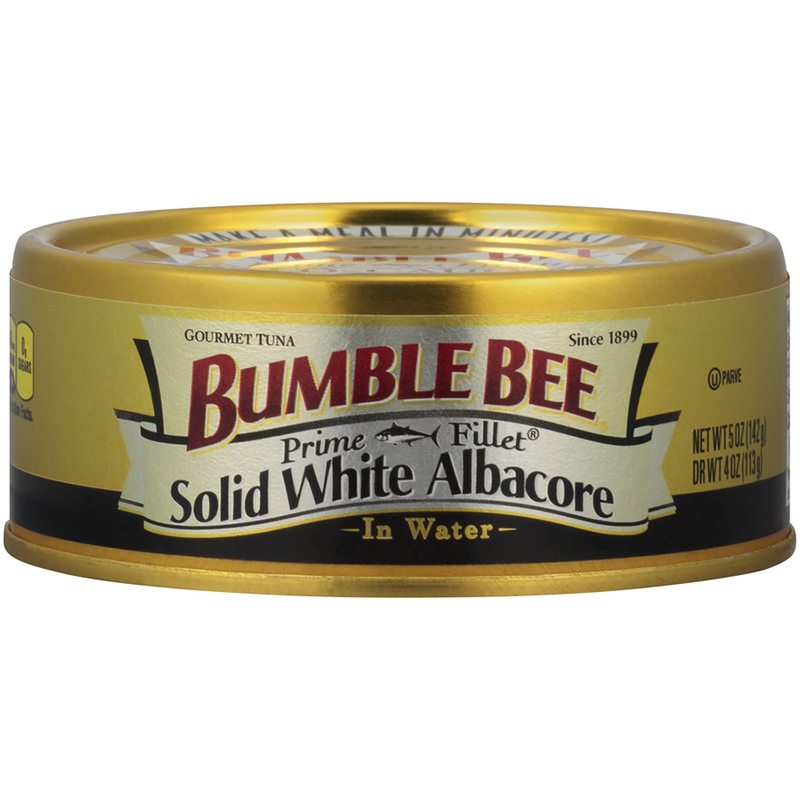 BUMBLE BEE - PRIME FILLET SOLID WHITE ALBACORE (In Water) - GLUTEN FREE - 5oz