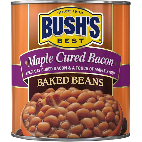 BUSH'S - BAKED BEANS - (Maple Cured Bacon) - 16oz