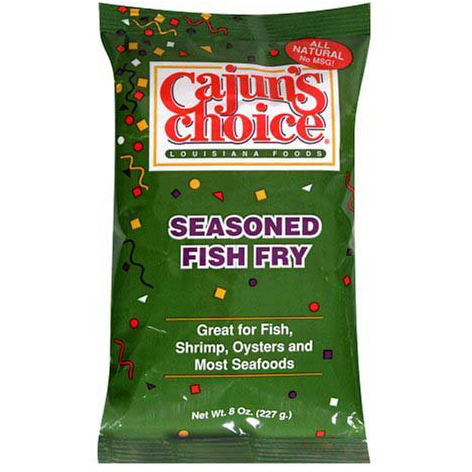 CAJUN'S CHOICE - SEASONED FISH FRY - ALL NATURAL - 8oz