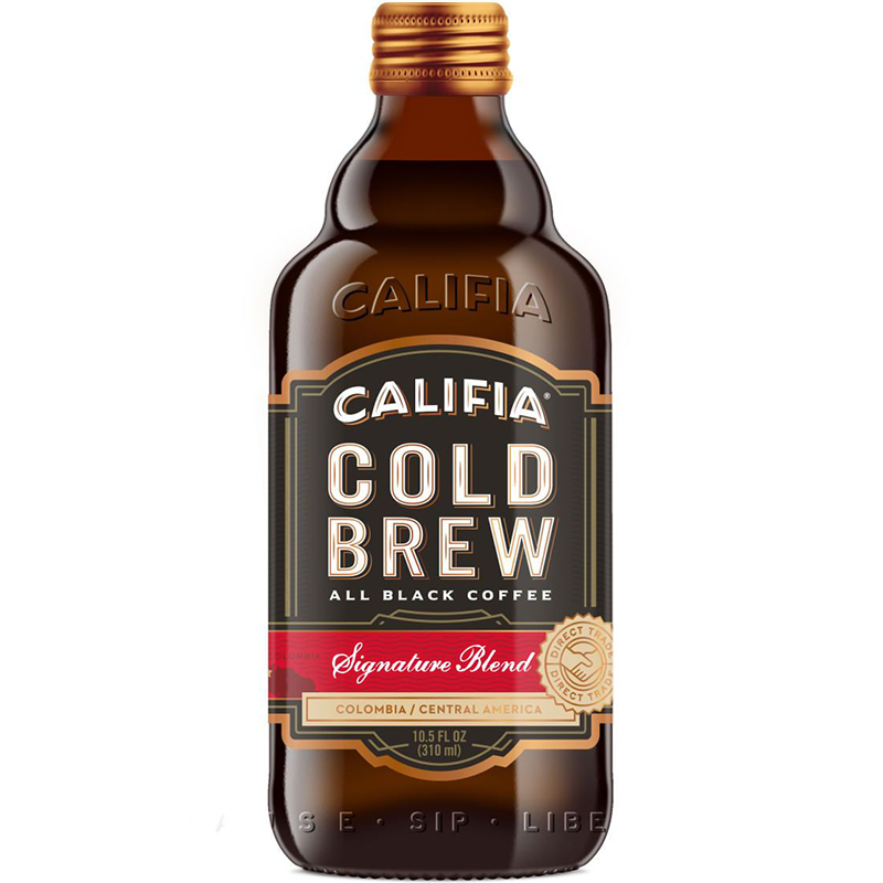 CALIFIA - COLD BREW ALL BLACK COFFEE - (Signature Blend) - 10.5oz