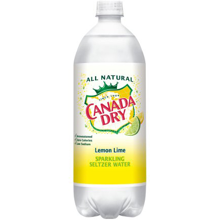 CANADA DRY - SPARKLING SELTZER WATER - (Lemon Lime) - 1L