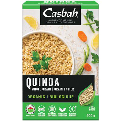 CASBAH - ORGANIC WHOLE GRAIN QUINOA - NON GMO - 7oz