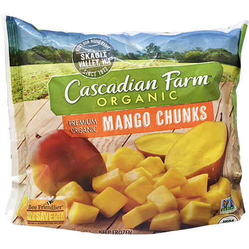 CASCADIAN FARM - ORGANIC MANGO CHUNKS - NON GMO - 10oz