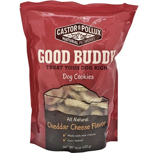 CASTOR & POLLUX - GOOD BUDDY ORGANIC COOKIES - (Cheddar Cheese) - 16oz