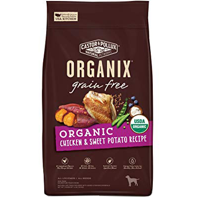 CASTOR & POLLUX - ORGANIX GRAIN FREE - (Chicken & Sweet Potato Recipe) - 4LB
