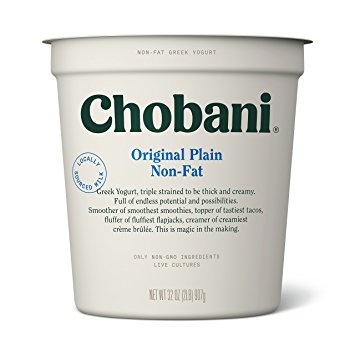 CHOBANI - (Original Plain Non-Fat) - 32oz