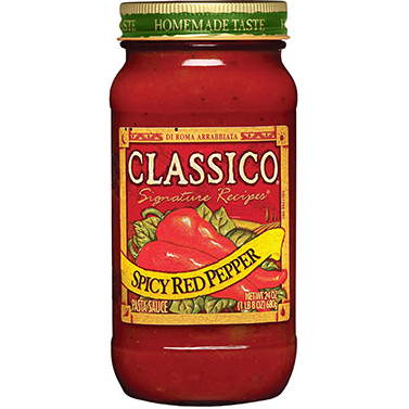 CLASSICO - RED PASTA SAUCE - (Spicy Red Pepper) - 24oz