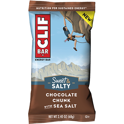 CLIF BAR - (Chocolate Chunk with Sea Salt) - 2.4oz