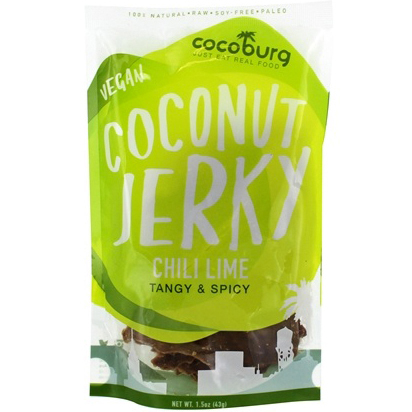 COCOBURG - VEGAN COCONUT JERKY - (Chili Lime) - 1.5oz