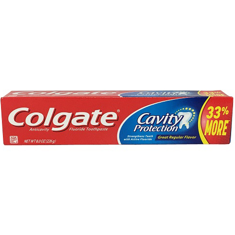 COLGATE - CAVITY PROTECTION - (Regular Flavor) - 8oz