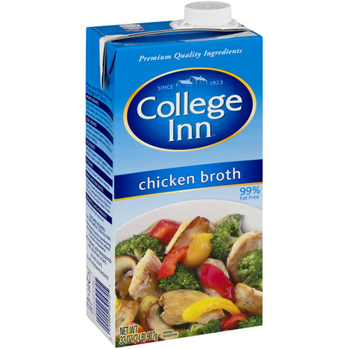 COLLEGE INN - CHICKEN BROTH - NON GMO - GLUTEN FREE - 32oz