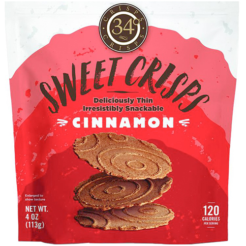 CRISPS 34 - SWEET CRISPS - (Cinnamon) - 4oz