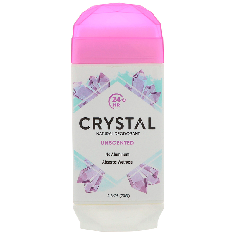 CRYSTAL - MINERAL DEODORANT STICK - (Unscented) - 4.25oz