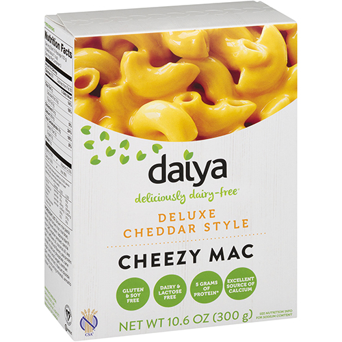 DAIYA - DELUXE CHEEZY MAC - GLUTEN FREE - (Cheddar Style) - 10.6oz