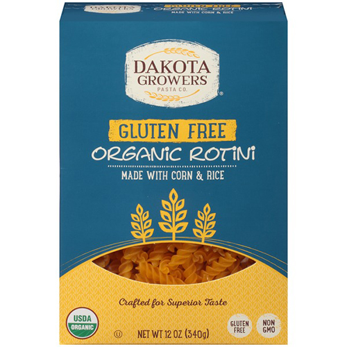 DAKOTA GROWERS - GLUTEN FREE ORGANIC PENNE RIGATE - 12oz