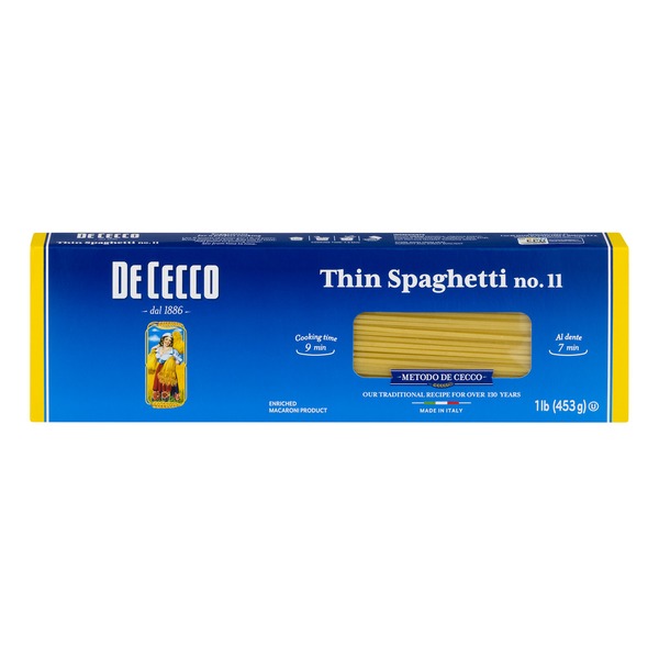 DE CECCO - NO.11 Thin Spaghetti - 1LB