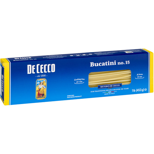 DE CECCO - NO.15 Bucatini - 1LB
