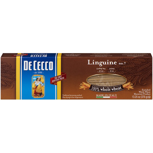 DE CECCO - NO.7 Linguine 100% Whole Wheat - 1LB