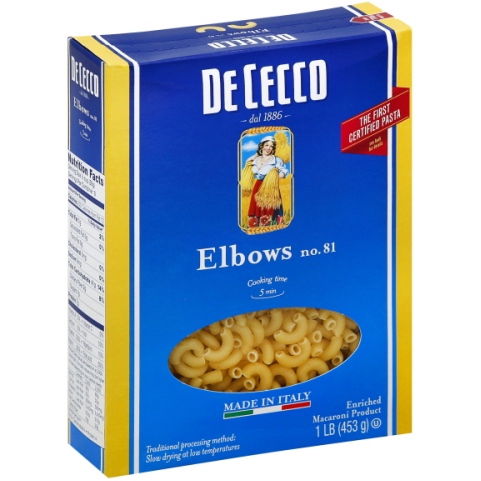 DE CECCO - NO.81 Elbows - 1LB