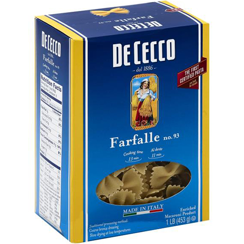 DE CECCO - NO.93 Farfalle - 1LB