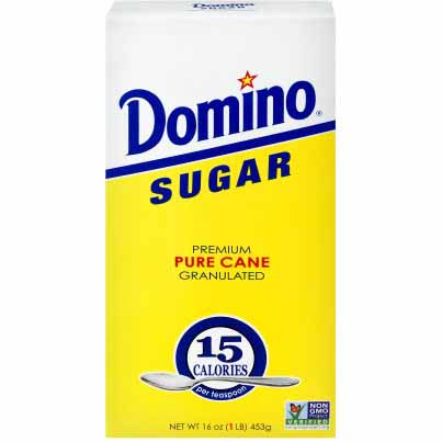 DOMINO - SUGAR PURE CANE - NON GMO - 16oz