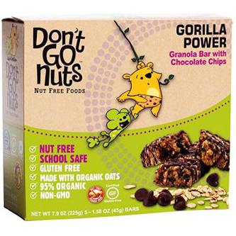 DON'T GO NUTS - NUT FREE FOODS - (Gorilla Power) - 5PCS(6.3oz)
