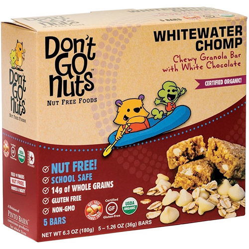 DON'T GO NUTS - NUT FREE FOODS - (Whitewater Chomp) - 5PCS(6.3oz)