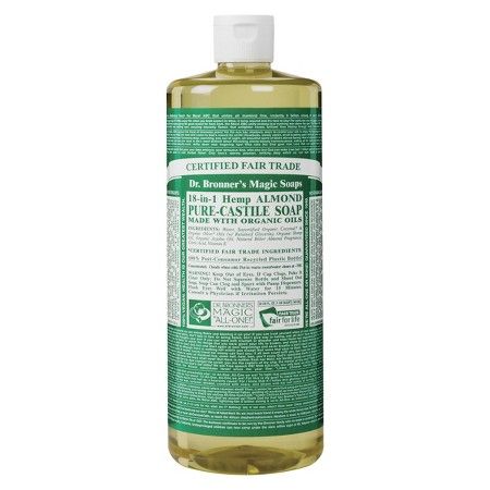 DR.BRONNER'S - PURE CASTILE SOAP - (Hemp Almond) - 32oz