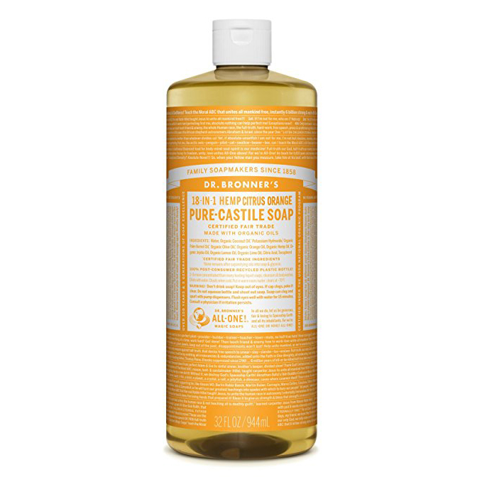 DR.BRONNER'S - PURE CASTILE SOAP - (Hemp Citrus) - 32oz