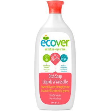 ECOVER - ZERO DISH SOAP - (Pink Geranium) - 25oz