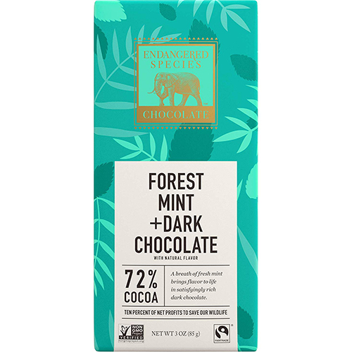 ENDANGERED SPECIES - (Forest Mint + Dark Chocolate 72% cocoa) - 3oz