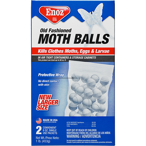 ENOZ - OLD FASHIONED MOTH BALLS - 2packs 8oz