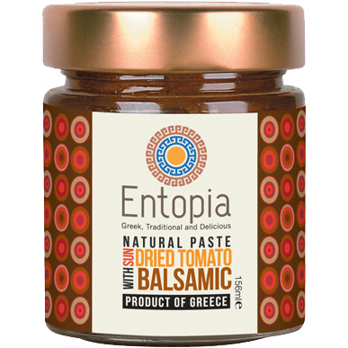 ENTOPIA - NATURAL PASTE - (Sun Dried Tomato with Balsamic) - 5.3oz