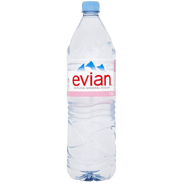 EVIAN - NATURAL SPRING WATER - 1.5L