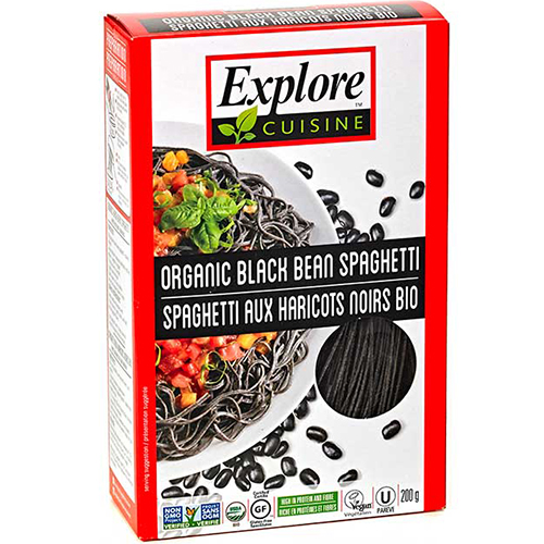 EXPLORE CUISINE - LOADED /W PLANT BASED PROTEIN - (Black Bean Spaghetti) - 8oz