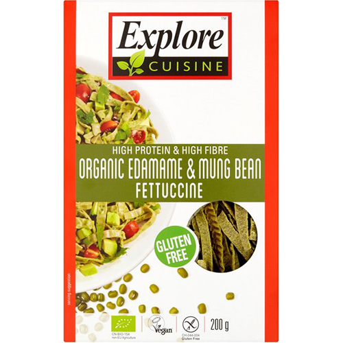 EXPLORE CUISINE - LOADED /W PLANT BASED PROTEIN - (Edamame & Mung Bean Fettuccine) - 8oz