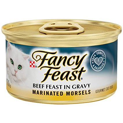 FANCY FEAST - (Beef Feast In Gravy | Marinated Morsels) - 3oz