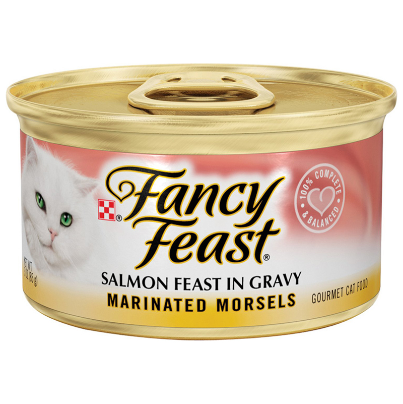 FANCY FEAST - (Salmon Feast In Gravy | Marinated Morsels) - 3oz