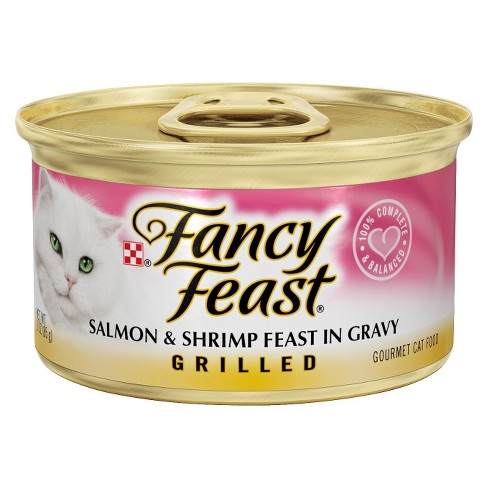 FANCY FEAST - (Salmon & Shrimp Feast Gravy | Grilled) - 3oz