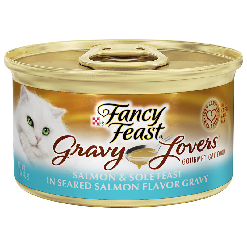 FANCY FEAST - (Salmon & Sole Feast | In Seared Salmon Flavor Gravy) - 3oz