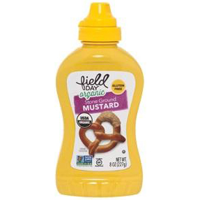 FIELD DAY - Stone Ground MUSTARD - ORGANIC - GLUTEN FREE - NON GMO - 8oz