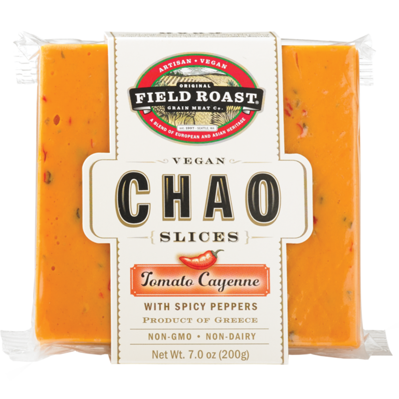 FIELD ROAST - CHAO SLICE - NON GMO - DAIRY FREE - VEGAN - (Tomato Cayenne /w Spicy Pepper) - 7oz