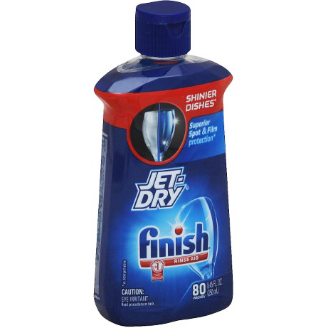 FINISH - JET-DRY DRIES DISHES PREVENTS SPOTS - 80Washes | 8.45oz
