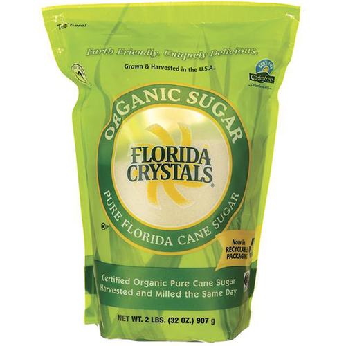 FLORIDA CRYSTALS - ORGANIC RAW CANE SUGAR - NON GMO - 32oz