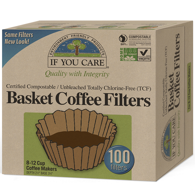 FSC - IF YOU CARE BASKET COFFEE FILTERS - 100ct